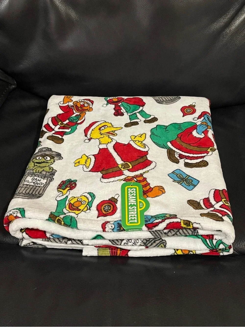 Christmas Sesame Street Bath Towel